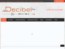 Tablet Screenshot of decibelfm.fr